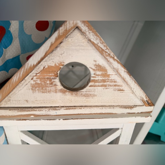 Vintage Distressed Wood and Glass Terrarium - Picture 15 of 15